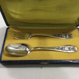 Couverts d'enfant en argent indochine