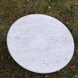 Red coffee table alabaster side table