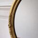 Oval gold mirror - Victorian style