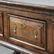 Antique English sideboard from the early 18th century made of oak