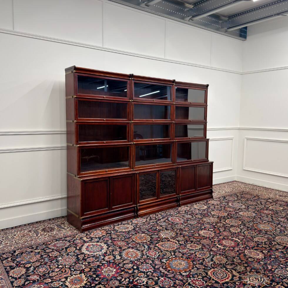 Classic English Globe Wernicke Style Bookcase
