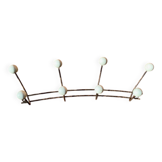 Vintage 60s wall coat rack.