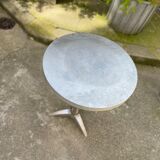 Zinc bar table