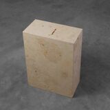 Mid-Century Italian Travertine Console, 1980s