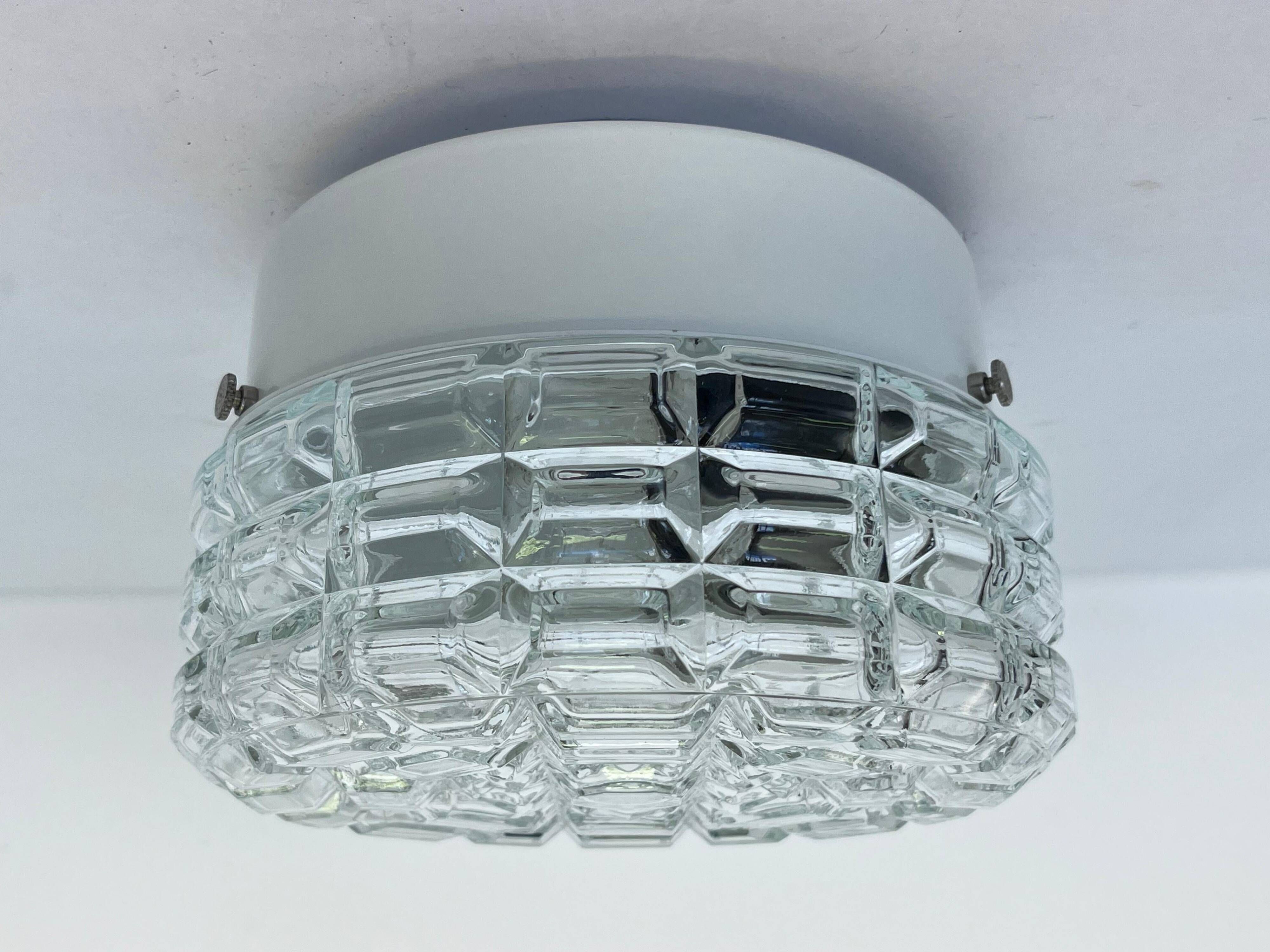 DESIGN Wall or Ceiling Lamp Midcentury, Flushmount, 1970 - 5 pieces available