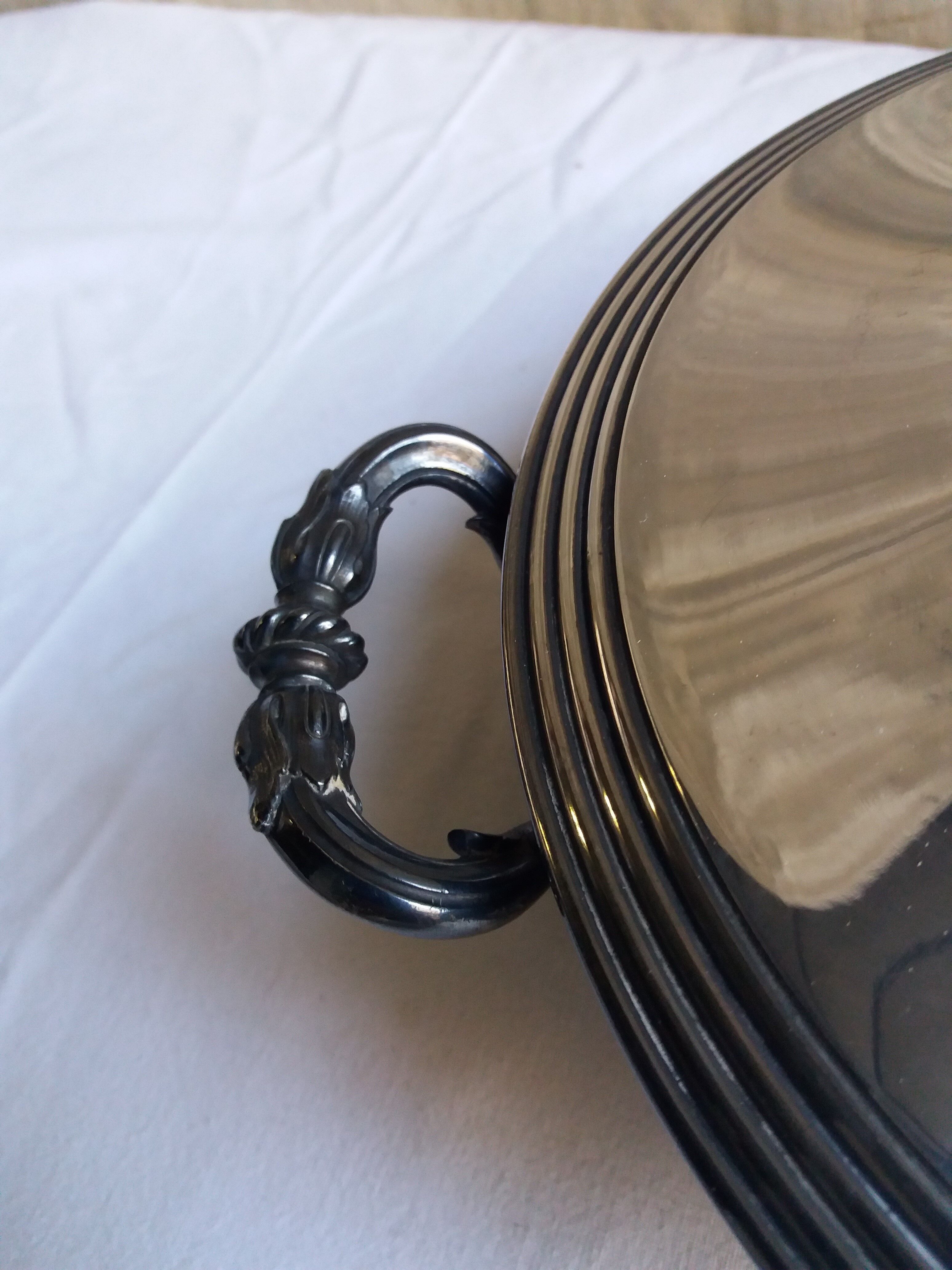 Vases "christofle" silver metal
