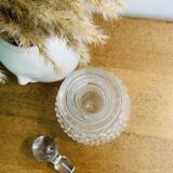 Glass decanter and stopper thereof