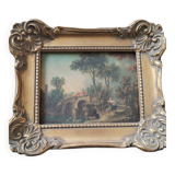Miniature painting canvas f. butcher