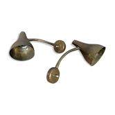 Pair of vintage wall lamps 1970