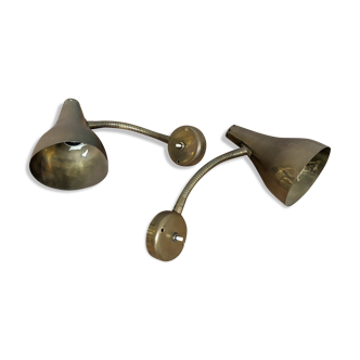 Pair of vintage wall lamps 1970