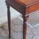 Centre writing table in stained wood