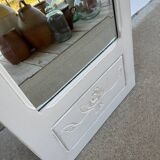 Grey patinated mirror