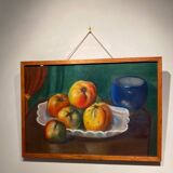 Still life with fruit signed J de Sereys and dated 1974