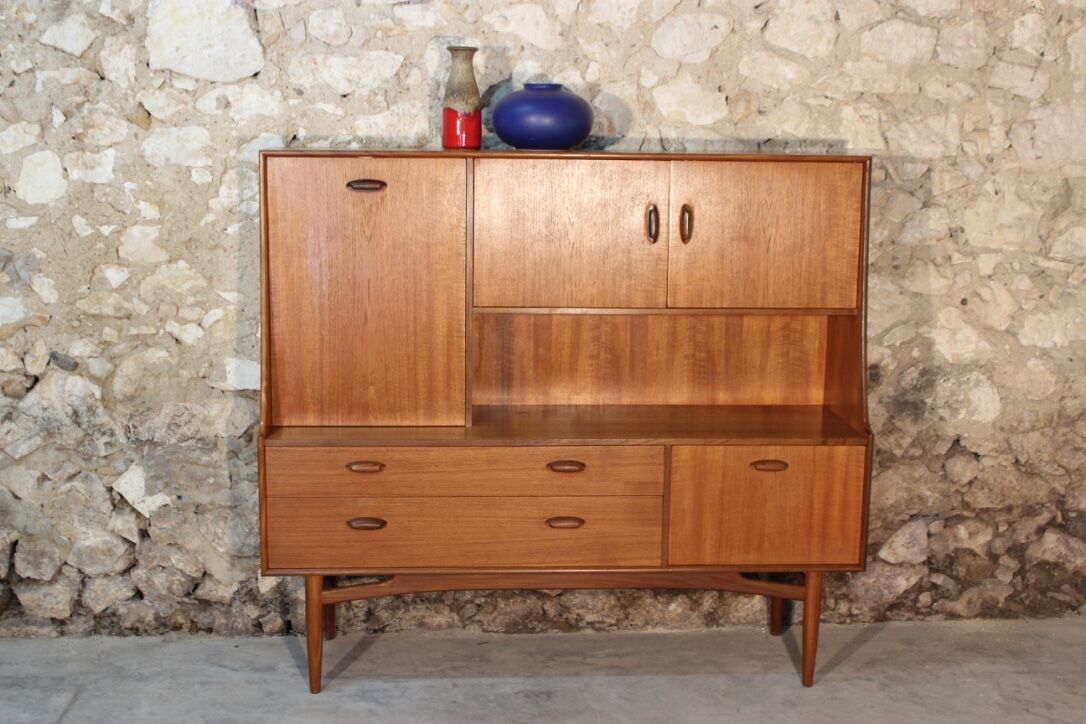 High scandinavian sideboard in teak G Plan