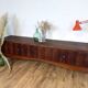 Scandinavian teak and rosewood sideboard