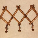 Bamboo coatrack