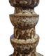 Pied de lampe brutaliste, fat lava 1970