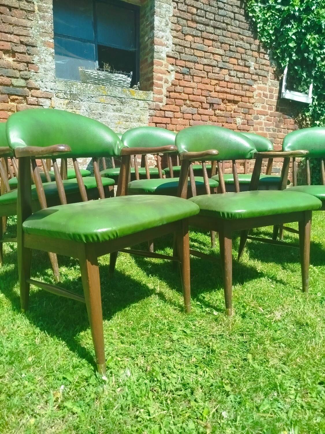 9 bar stools, 1960