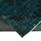 Overdyed Wool Vintage Handmade Carved Rug 169 cm x 288 cm
