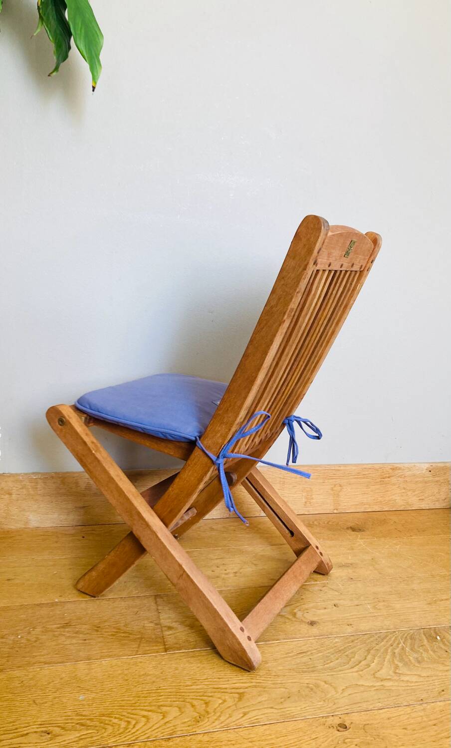 Scandinavian Vintage Folding Garden Chair for Children, Made in Denmark