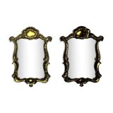 Paire d'appliques Regency, verre taillé, Italie, 1980