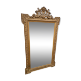 Golden pediment mirror