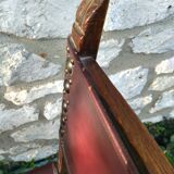 Chaise bois sculpté style médiéval heroic fantasy