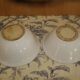 2 porcelain mixing bowls (Made in France)