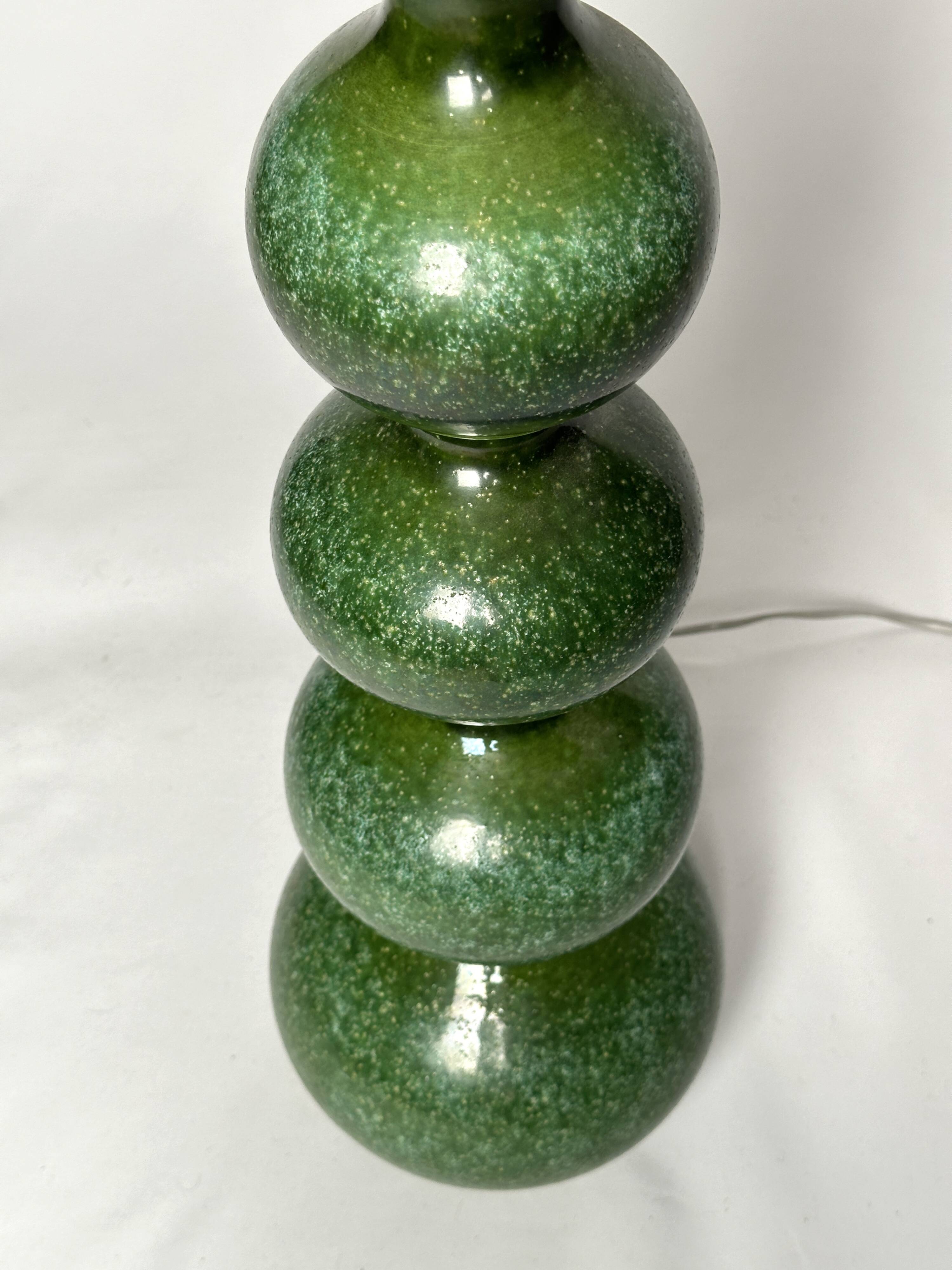 Green Ceramic Bubble Lamp from Kaiser Leuchten, 1960s