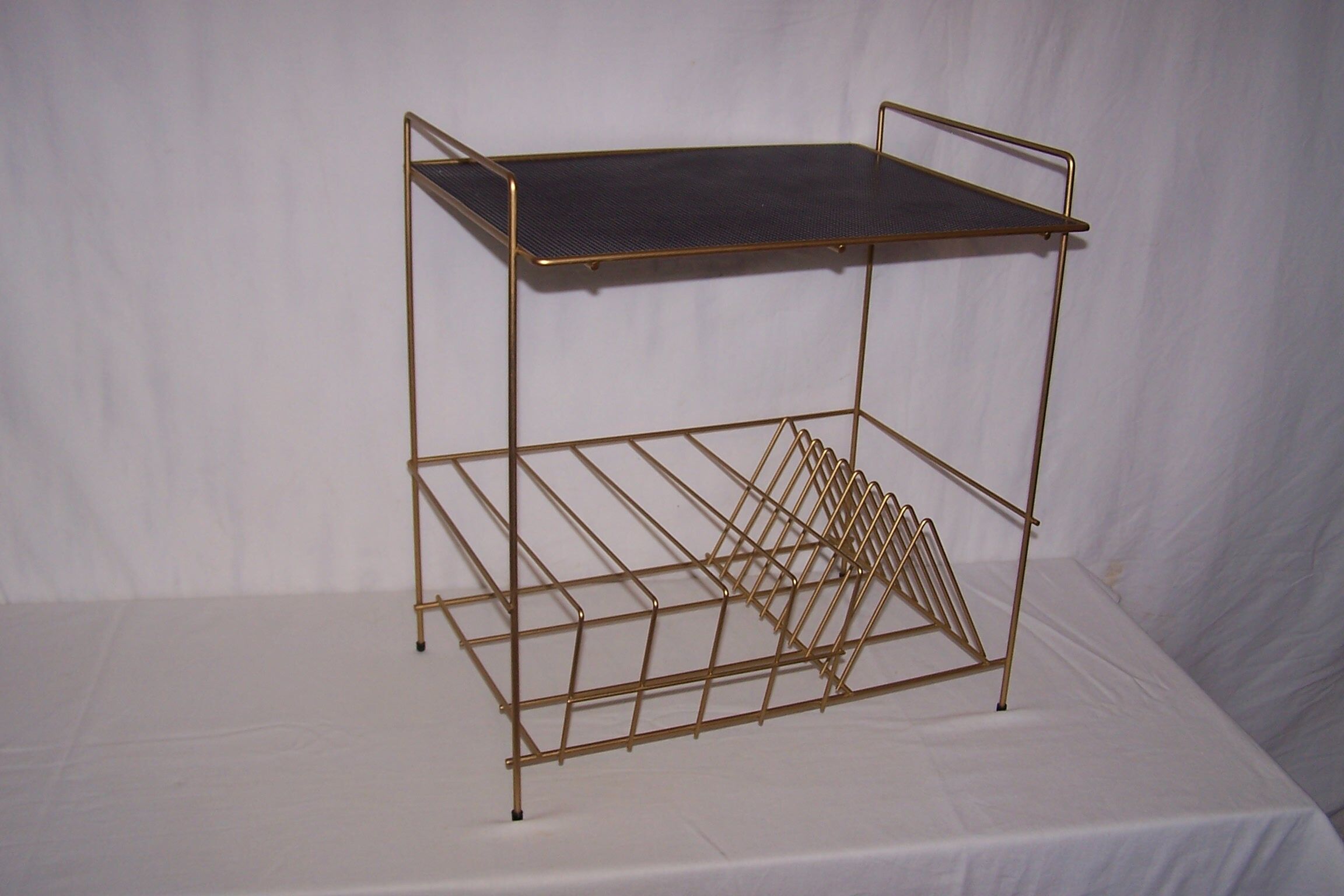 Table porte vinyle et tourne disqque années 50