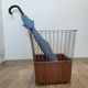 Vintage umbrella holder basket basket metal and plastic brand Caddie