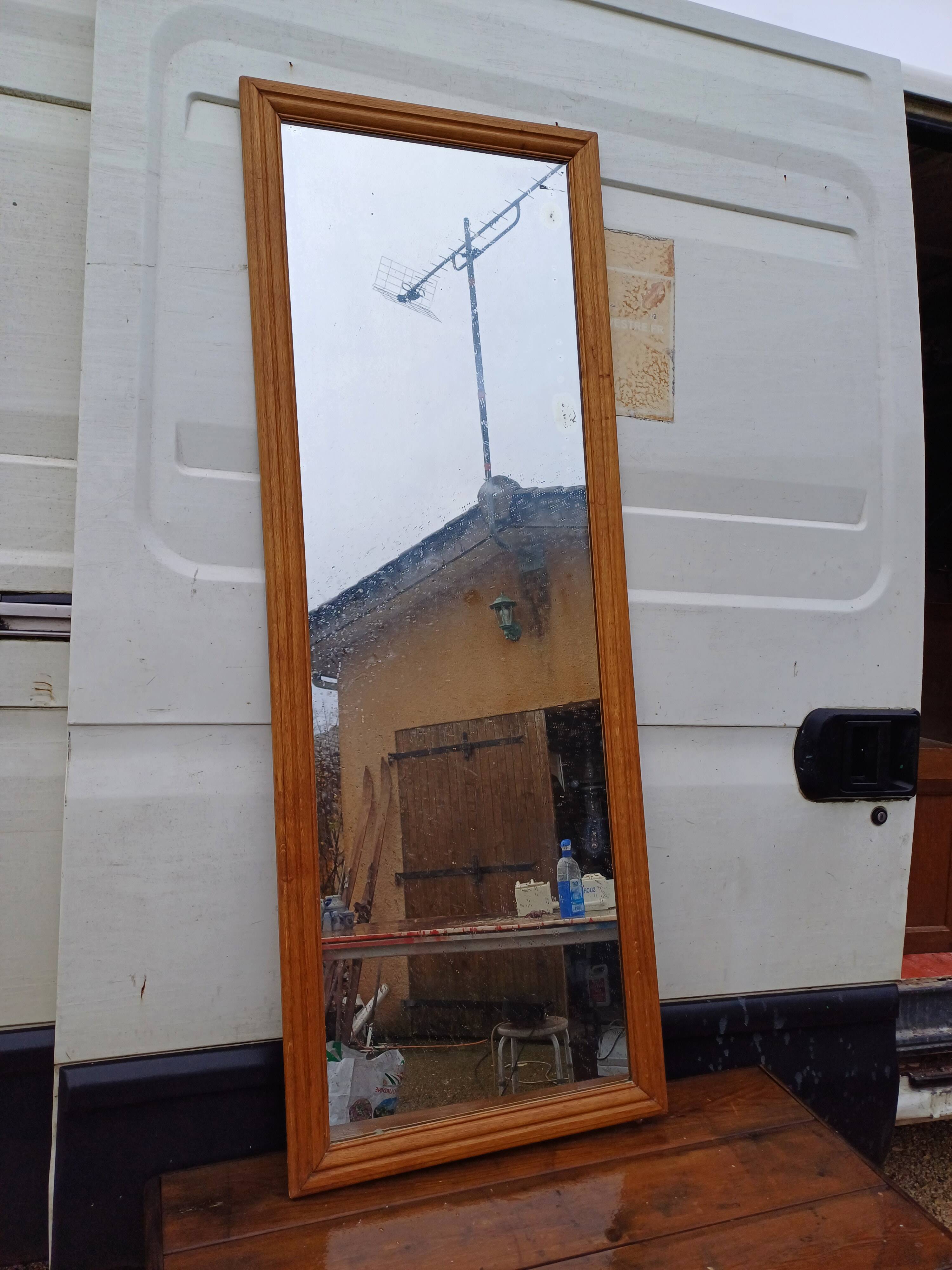 Oak mirror from the 1930s