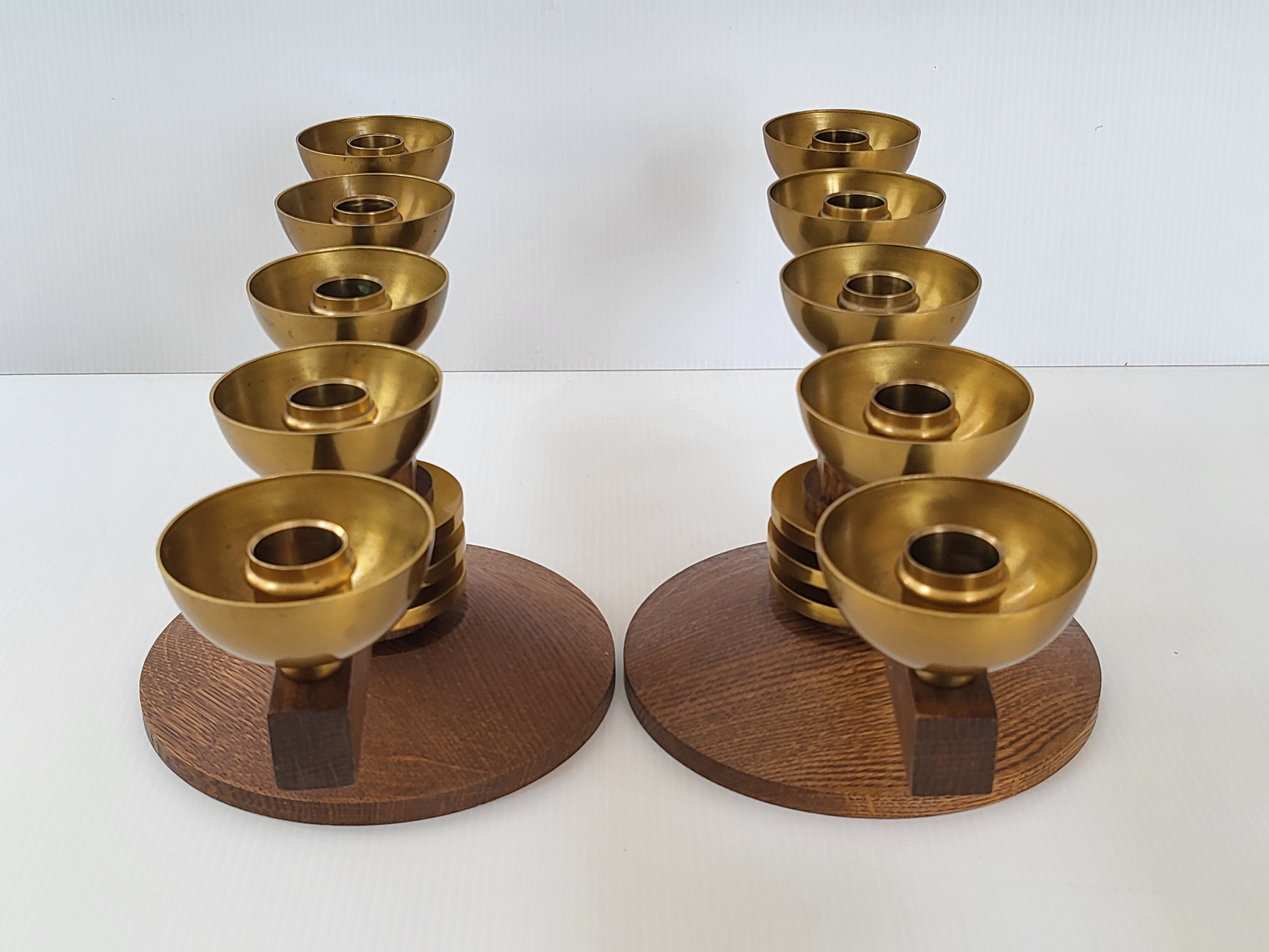 Pair of vintage candelabras 1970