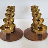 Pair of vintage candelabras 1970