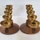 Pair of vintage candelabras 1970