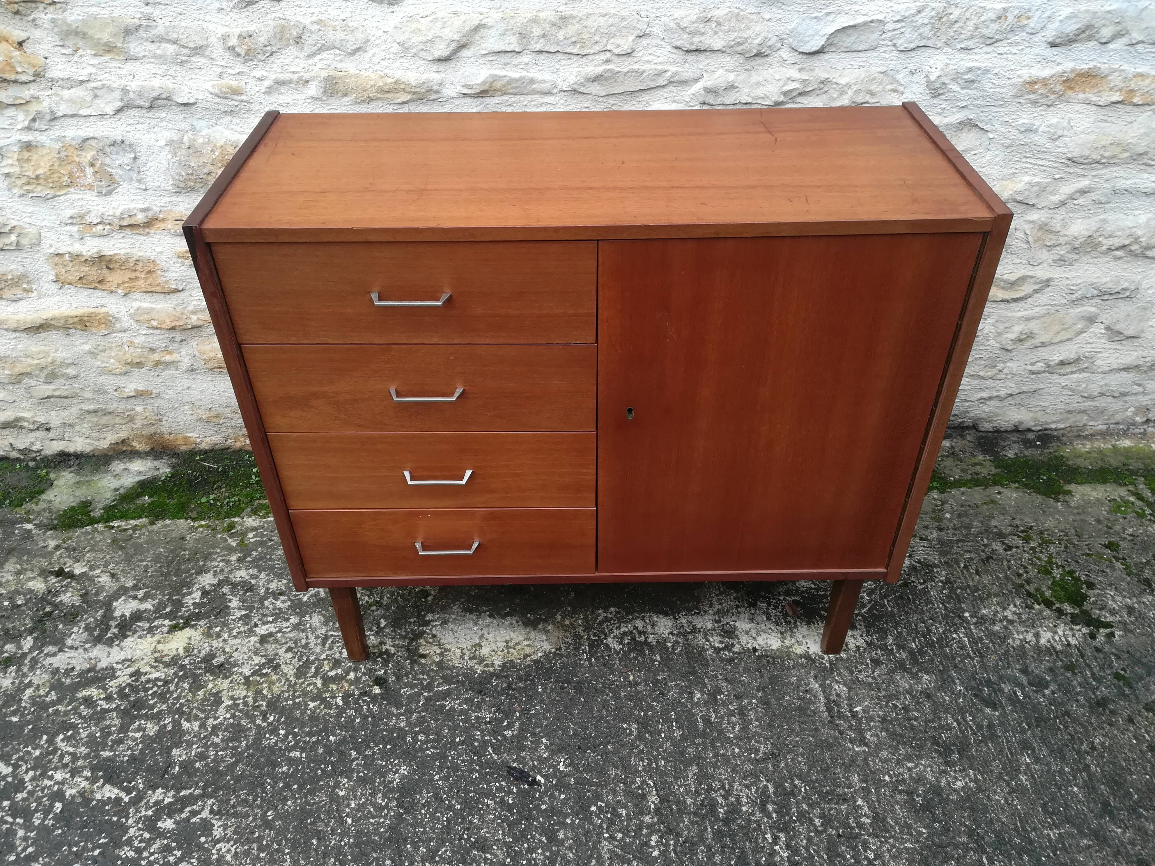 Buffet commode en teck