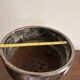Vintage Red Black Metallic Terracotta Flower Pot