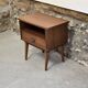 Scandinavian 1960s teak bedside table
