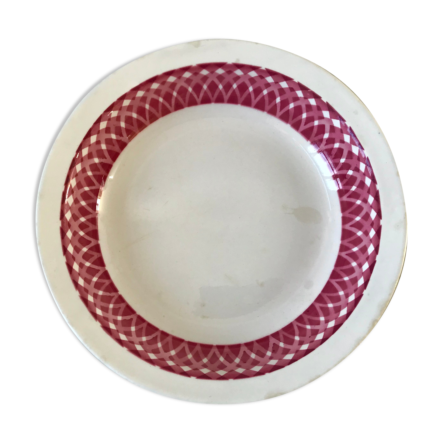 Hollow dish Digoin Sarreguemines castel model