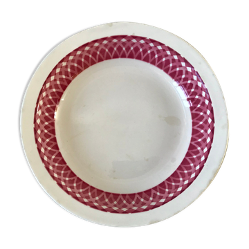 Hollow dish Digoin Sarreguemines castel model