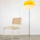 Space Age Yellow Medusa Floor Lamp by Luigi Massoni for Guzzini, 1970s