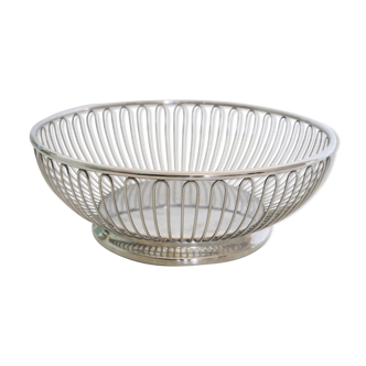 Corbeille à fruits Alessi, made in Italie, en inox