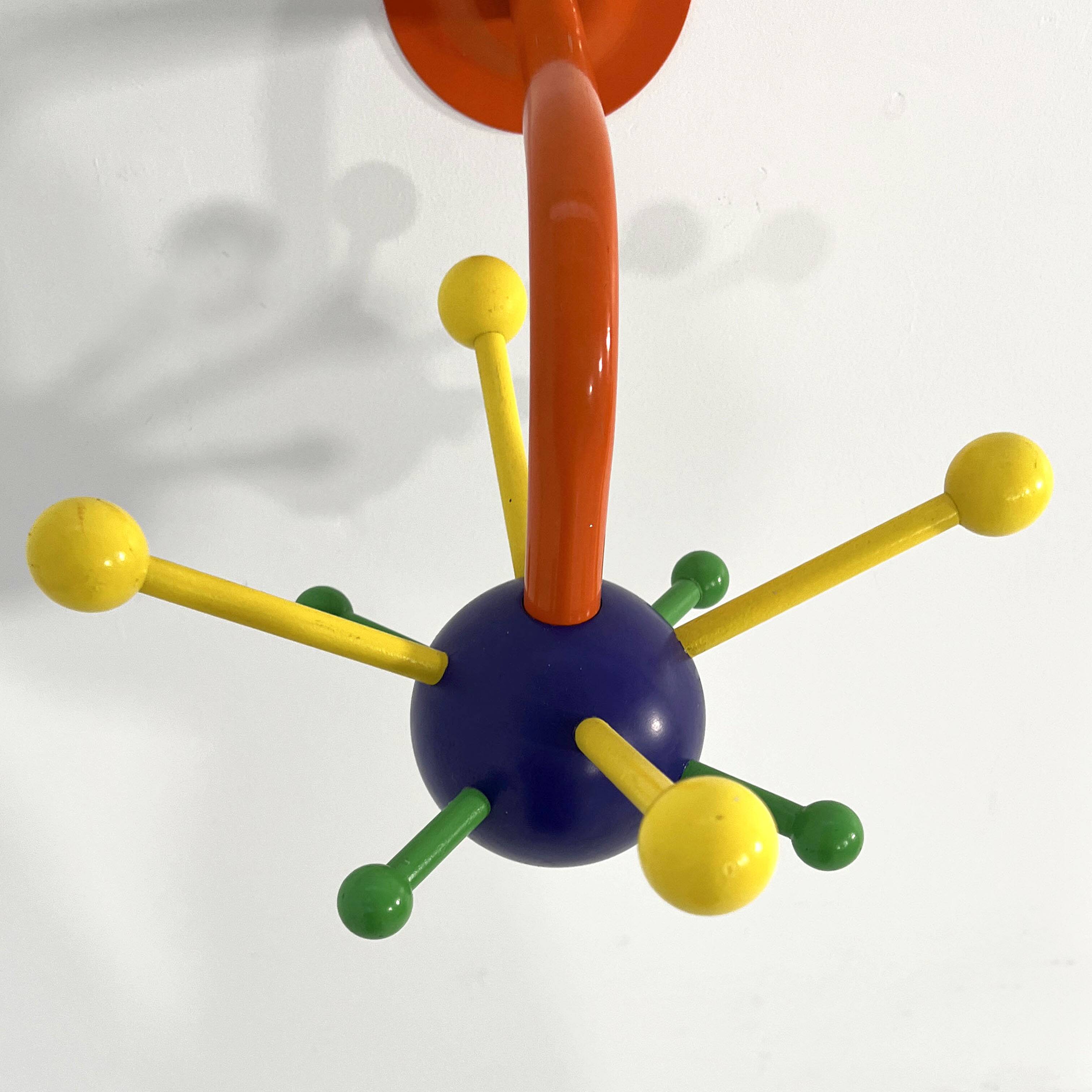 Multicoloured Mina Coat Rack Mural by Ikea, 1990