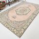 6x10 Classic Beige & Black Vintage Rug, 193x317Cm