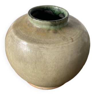 Small glazed ceramic vase