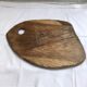 Ancient palette of painter raw wood sculpted vintage decoration