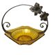Art Deco, Val Saint Lambert amber glass bowl circa 1930