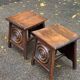 2 Breton bedside tables in solid wood