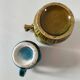Vintage barbotine cup duo