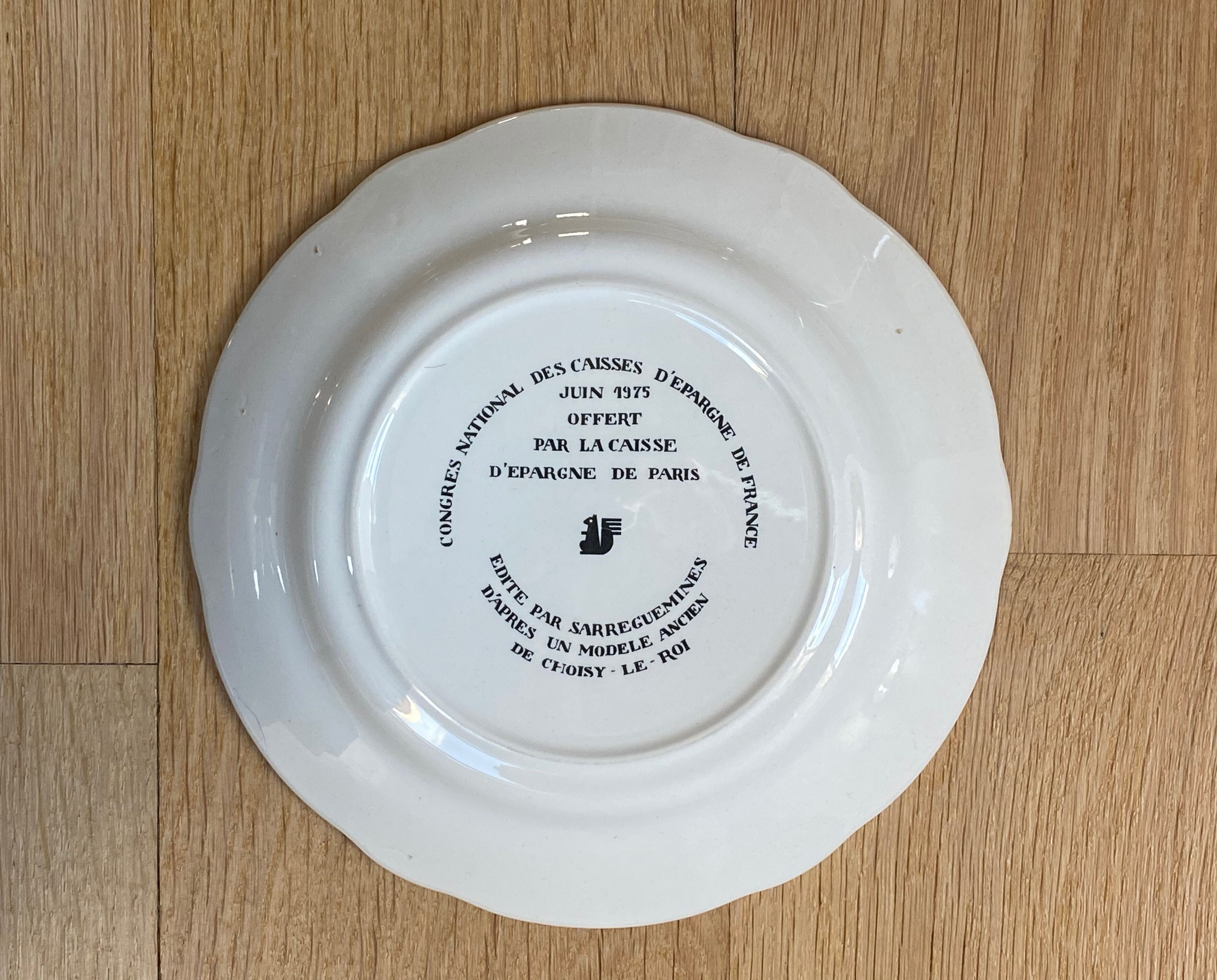 6 talking plates saving Sarreguemines